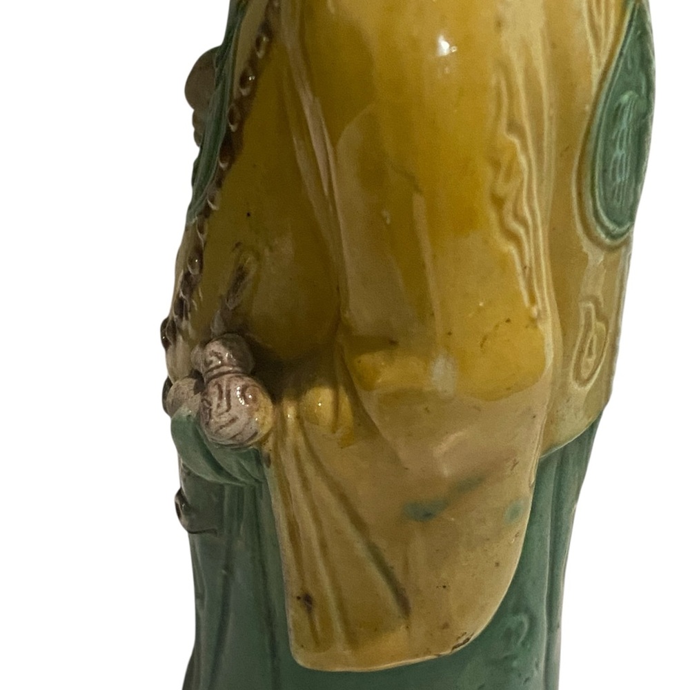 1900s Late Qing/Republic Chinese Mandarin Elderly Man Porcelain Figure - Picture 8 of 15